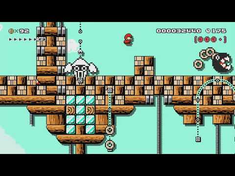 6-3 Derelict Skyway by Farts R Us - Super Mario Maker - No Commentary 1bm
