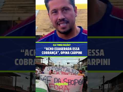 Thiago Carpini comenta sobre protestos e trabalho realizado na temporada