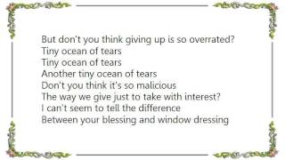 Jason Collett - Tiny Ocean of Tears Lyrics