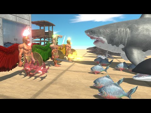 Achilles of Evolution VS Aquatics - Animal Revolt Battle Simulator
