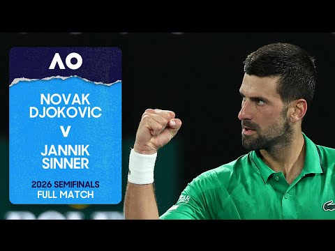 Novak Djokovic v Jannik Sinner Full Match | Australian Open 2026 Semifinal