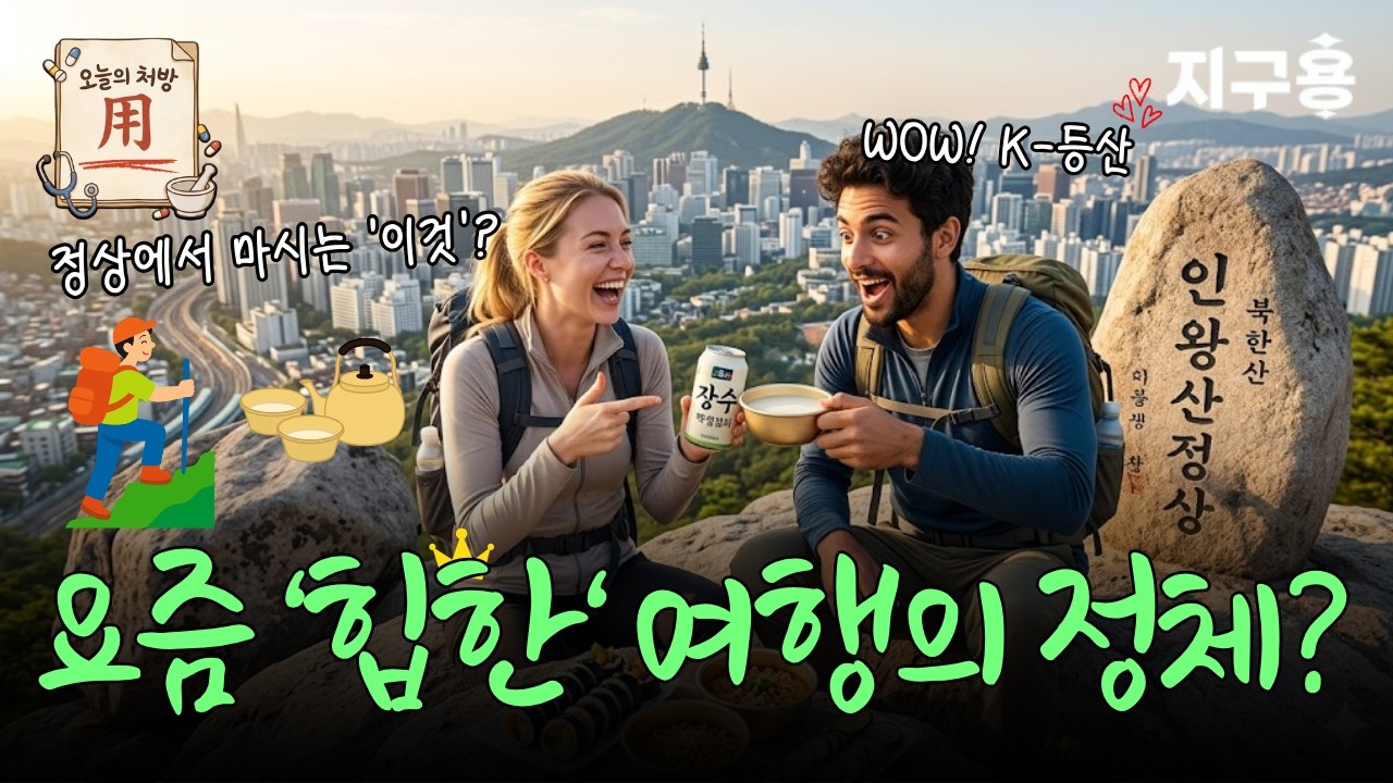 틱톡 난리 난 'K-등산'의 실체! 외국인들이 산에서 막걸리 잔 부딪히며 소리 지르는 진짜 이유 😲📸