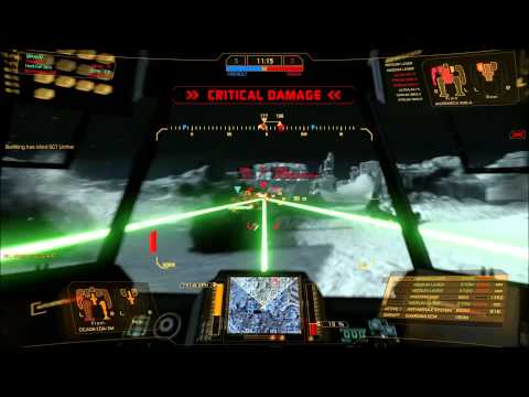 Mechwarrior gameplay 07 -- Cicada 3M