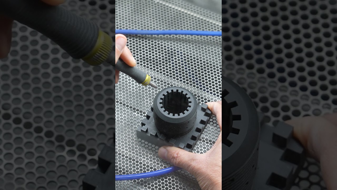 Micro precision sandblasting 3D parts #sandblasting #microprecision #manufacturing