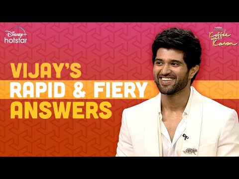 Vijay at his koffee best | Hotstar Specials Koffee With Karan S7 | DisneyPlus Hotstar