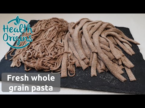 How to make fresh wholewheat pasta (no egg)