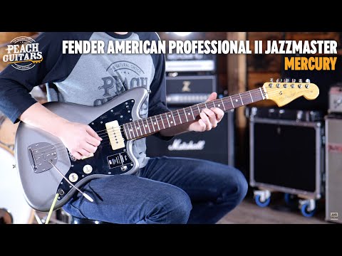 2022 Fender American Professional II Jazzmaster Left-Handed with Rosewood Fretboard Mercury image 10