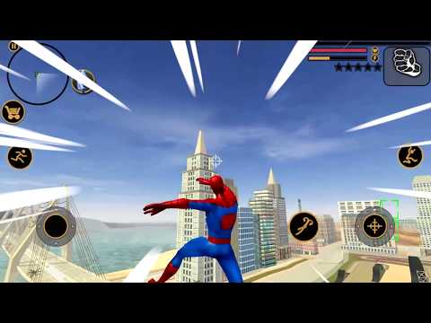 Spider Rope Hero Ninja Gangster Crime Vegas City 8