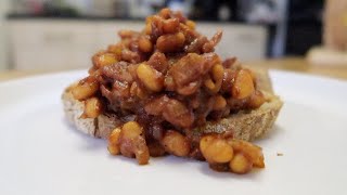 Homemade Smoky Baked Beans on Toast Recipe Classic British Fine Dining