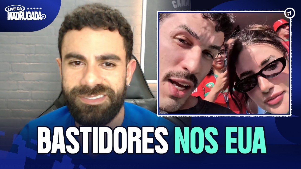 ALLAN REVELA BASTIDORES DA COBERTURA DA CAZÉTV NOS ESTADOS UNIDOS! | LIVE DA MADRUGADA
