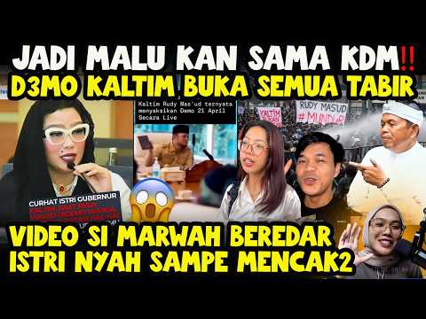 CIAHAHAA‼️AKHIRNYA ISTRI GUBERNUR MARWAH MENCAK2 - VIDEO RUDY MAS’UD PANTAU D3MO BEREDAR 🤣