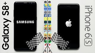 Samsung Galaxy S8 (2017) vs. Apple iPhone 6S (2015) Speed Test