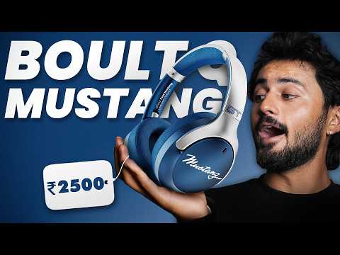 Thumbnail for Boult Mustang Q Headphones Review ⚡️ Not Worth ₹2500