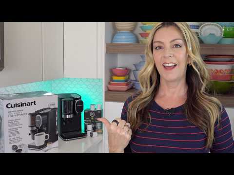 Cuisinart Single-Serve Coffee Maker + Coffee Grinder with 8 oz., 10 oz., and 12 oz. Serving Size, Compatible with Single-Cup Pods, 48-Ounce Removable Reservoir, Stainless Steel, DGB-2 video review thumbnail