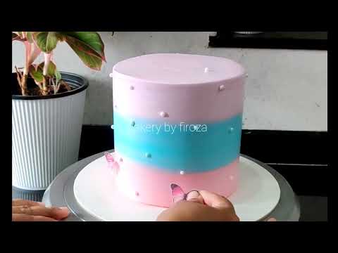simple cake decorating ideas/ cakery by firoza/cake ideas