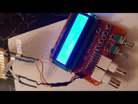 DDS Function Signal Generator DIY Kit: Power Supply & Features Test