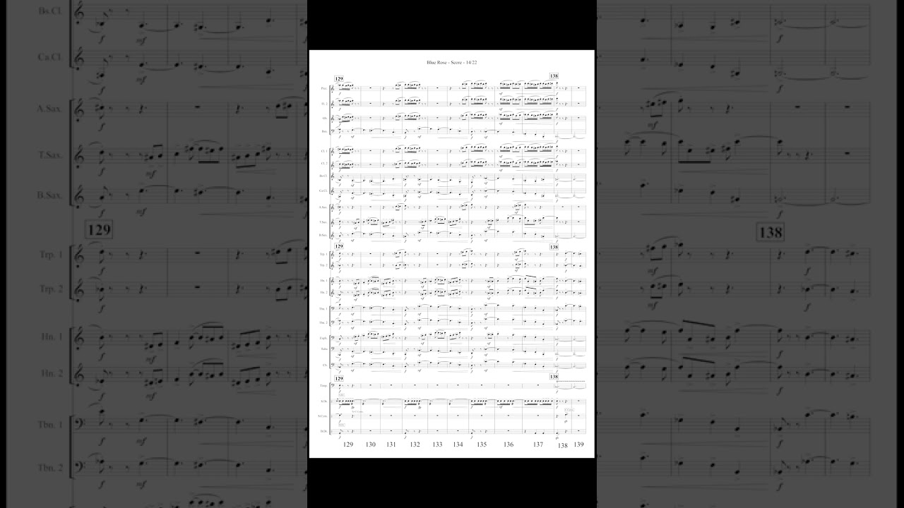 Blue Rose （未初演吹奏楽曲）