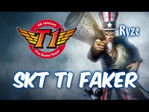 SKT T1 Faker RYZE vs Orianna MID - LOL Korean SoloQ Patch 5.12