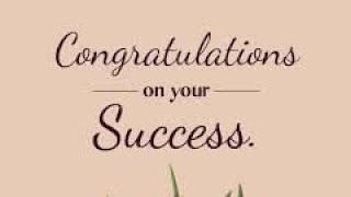 Congratulations on your Success Wishes, Message, Greetings and Video Status l Congratulations Wishes