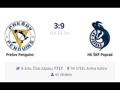 Región východ nadstavba Prešov Penguins vs HK ŠKP Poprad