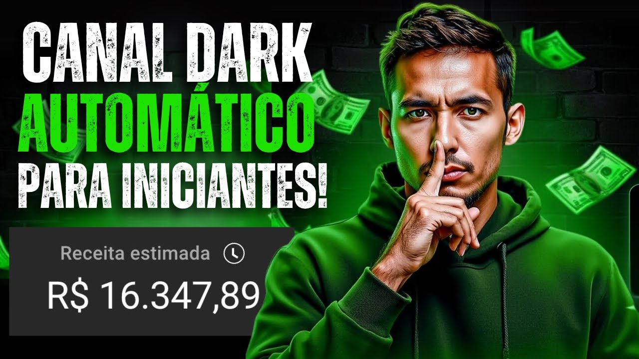 O NOVO JEITO DE FAZER 16.347,89 COM CANAL DARK MESMO SENDO INICIANTE (ME AGRADEÇA DEPOIS)