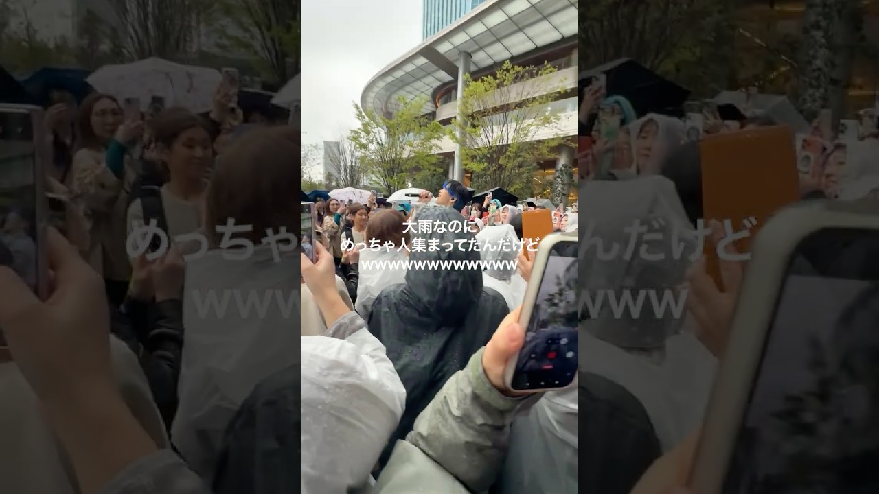 【路上ライブ】大雨なのにめちゃめちゃ人集めてる人いたw #あとがき