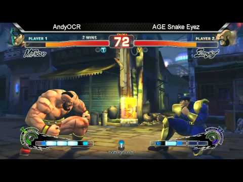 AndyOCR Vs. AGE Snake Eyez - AE2012 (West Coast Rumble Week #1)