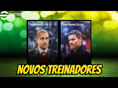 Novos Técnicos no eFootball 2024