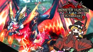 双剣で巨大なモンスターに立ち向かう。【モンスターハンターライズ/サンブレイク】