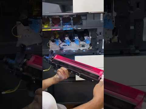 KONICA MINOLTA COLOUR DEVELOPER UNIT #konicaminolta #technology #repairtutorial #howto #printer