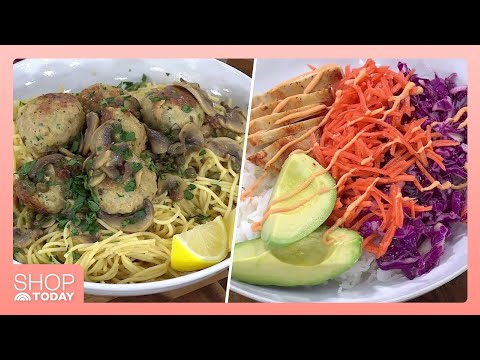 Meal Prep Inspiration: Chicken Piccata Meatballs, Chili Chicken Bowls!