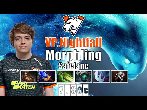 Morphling Safelane | VP.Nightfall | 7.30C MORPHLING SCEPTER 20 KILLS  | 7.30c Gameplay Highlights