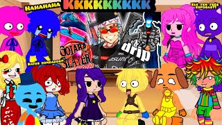 Poppy Playtime react KIMETSU NO YAIBA E O DISTRITO DO DRIP 😂❤️ Poppy Playtime Chapter 5