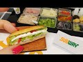 Real But Mini SUBWAY Sandwich Mini Food Mini Cooking ASMR Cooking DIY
