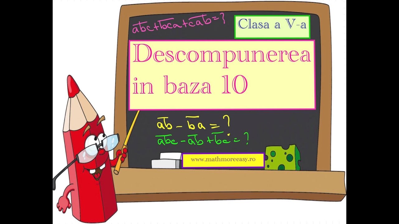 Descompunerea in baza 10.