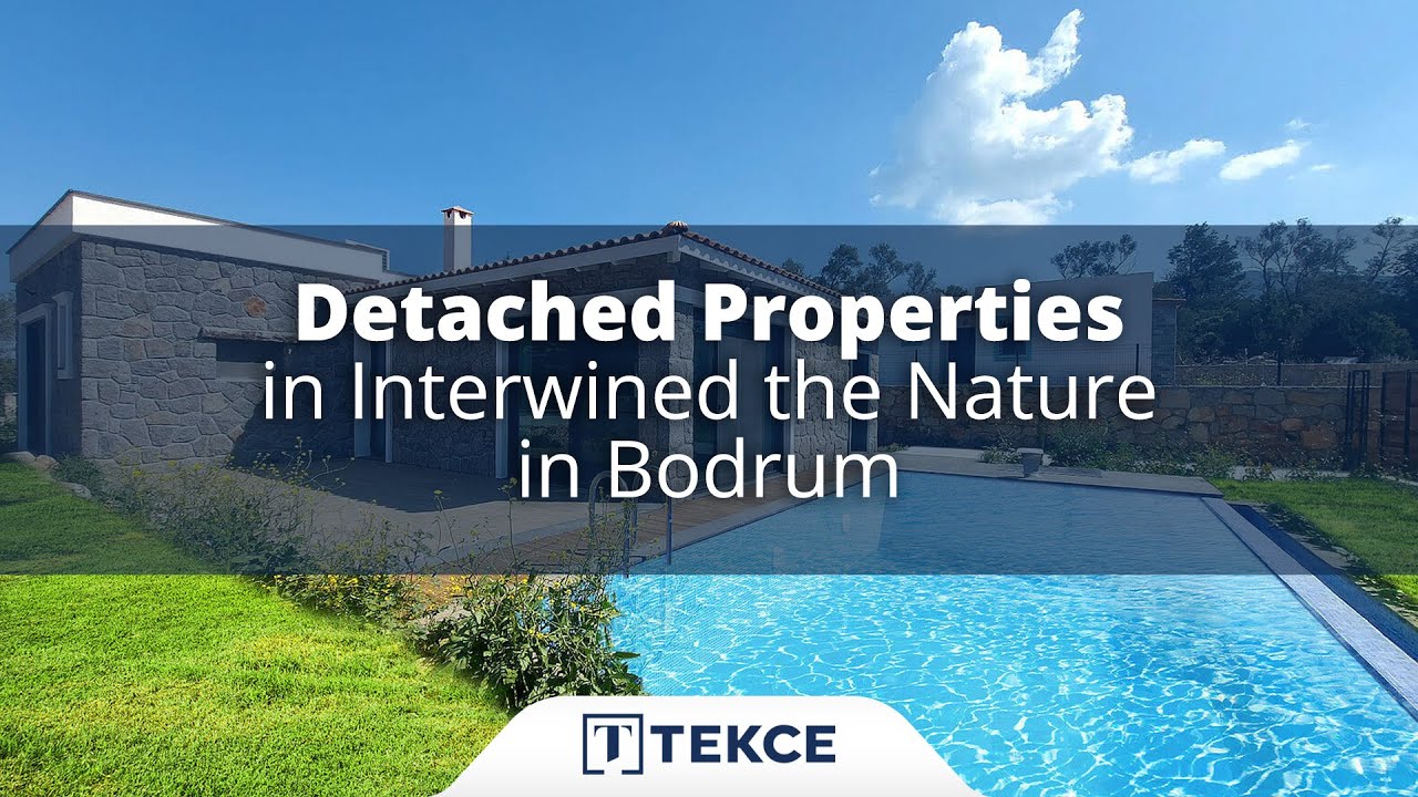 Immobiliers Vue Nature Entourés par la Nature à Bodrum Turquie
