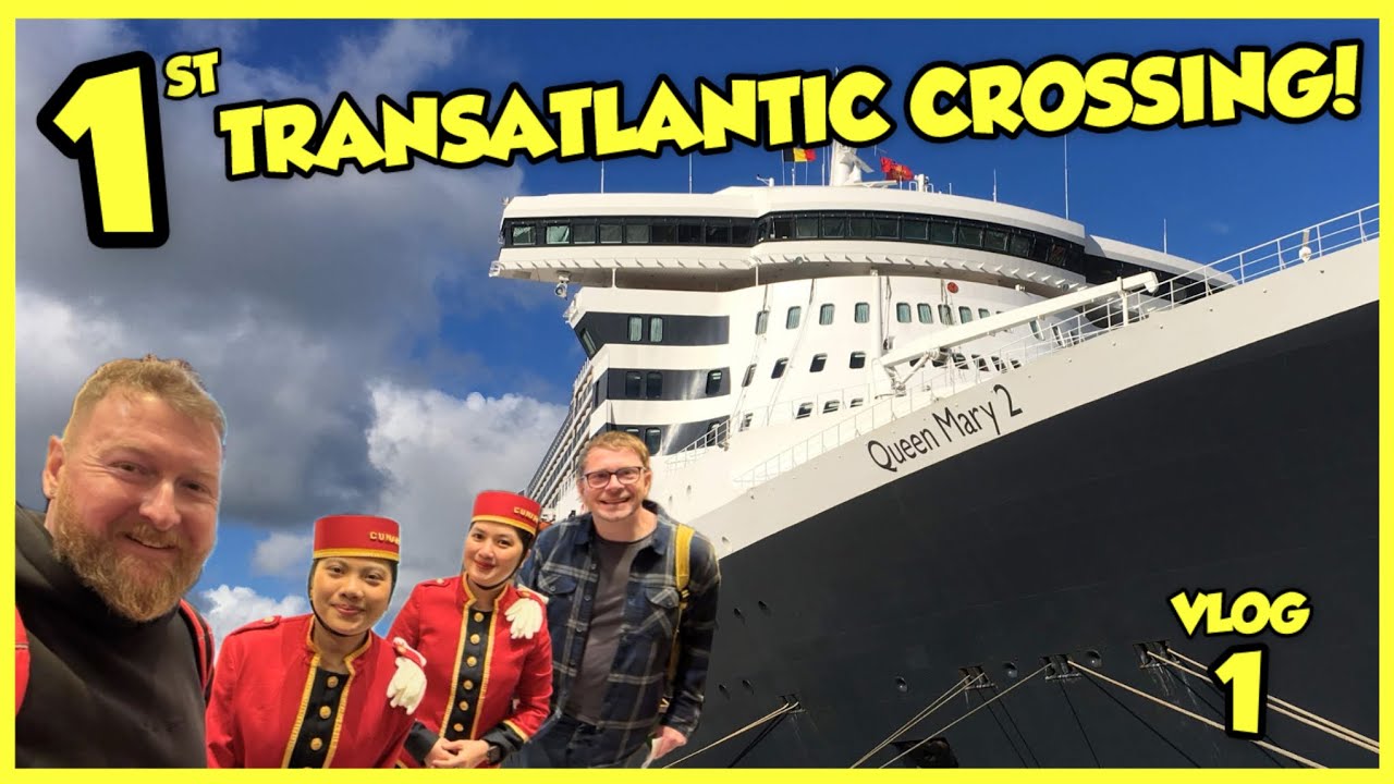 Embarking QM2 for Our FIRST Eastbound Transatlantic Crossing from New York to Southampton | Vlog 1