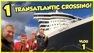 Embarking QM2 for Our FIRST Eastbound Transatlantic Crossing from New York to Southampton | Vlog 1