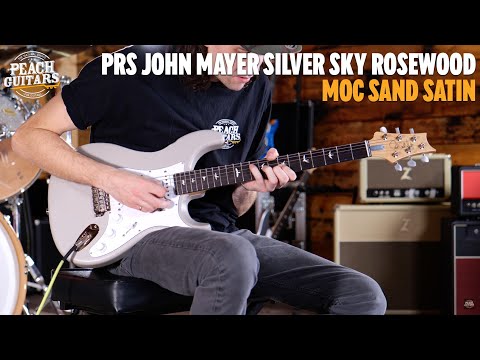 PRS John Mayer Silver Sky | Moc Sand Satin Rosewood image 11