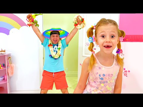 Nastya and dad went to rest