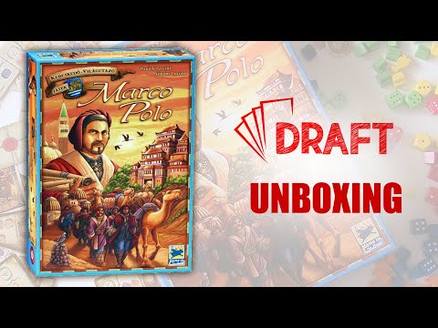 Marco Polo társasjáték unboxing \\ mi van a dobozban? - :: DRAFT :: Társasjáték vlog