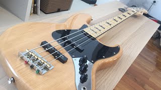 Video thumbnail for Harley Benton JB-75MN NA Vintage Series - Bass Unboxing - Thomann.de by Gustavo GCG