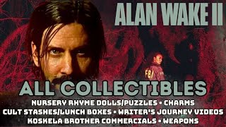 Alan Wake 2 - All Collectibles (Dolls/Puzzles, Charms, Stashes/Boxes, Journey Videos, Weapons, Etc.)