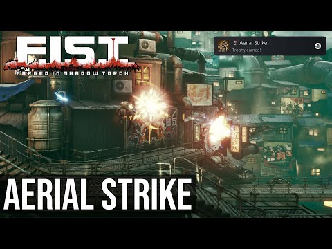 Aerial Strike Trophy (Executed 2 Enemies w/o Touching The Ground) - F.I.S.T.: Forged In Shadow Torch