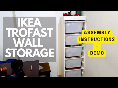 Ikea Trofast Wall Storage | Assembly Instructions & Demo