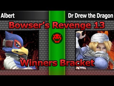 BR13 PM - Albert (Falco) vs Dr Drew the Dragon (Sheik,Dr Mario) - Winners Bracket