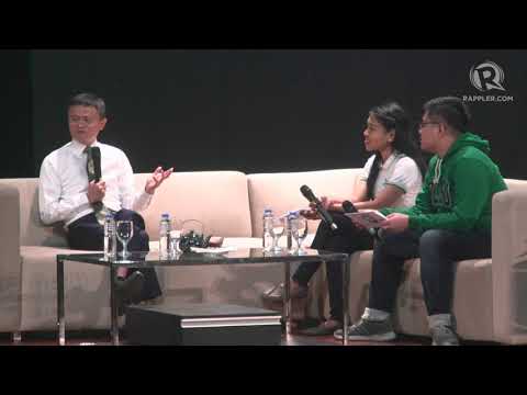 WATCH: Jack Ma talks to De La Salle University students, Joey Concepcion in Manila