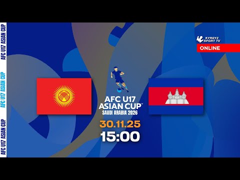 Kyrgyz Republic - Cambodia | AFC U17 ASIAN CUP 2026 Qualifiers | 2025 ©