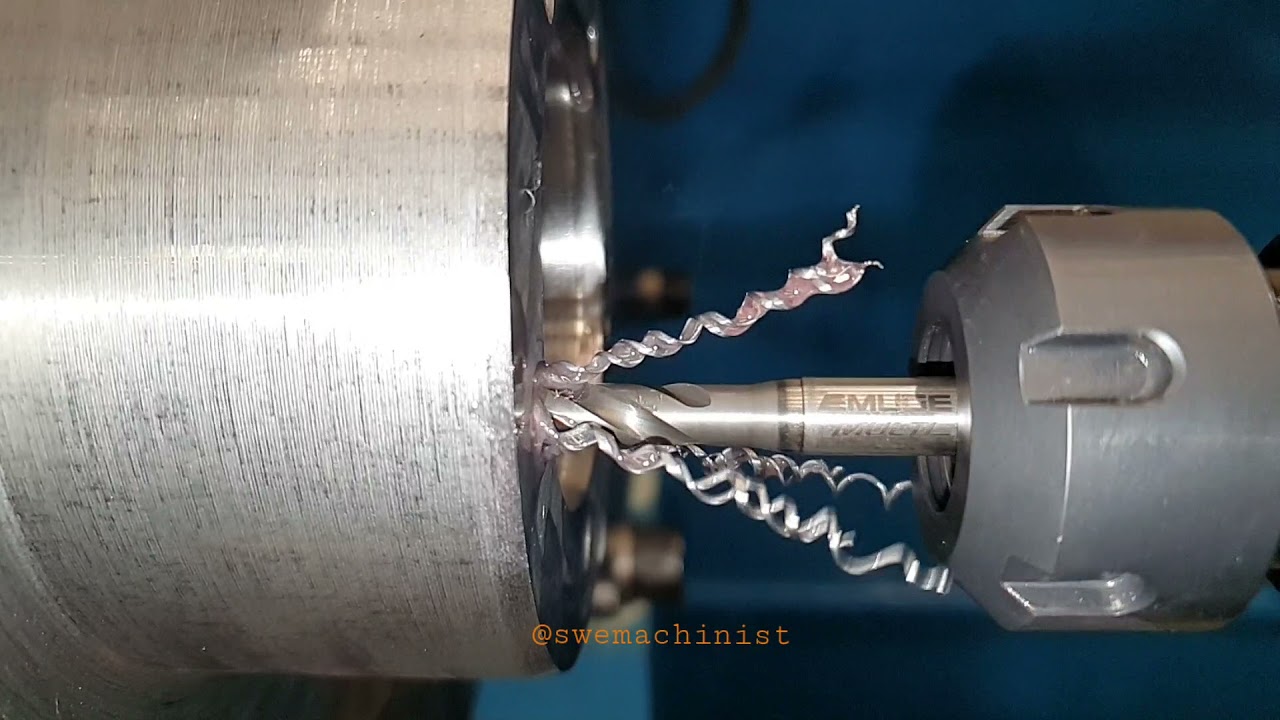 M8 tap with live tooling