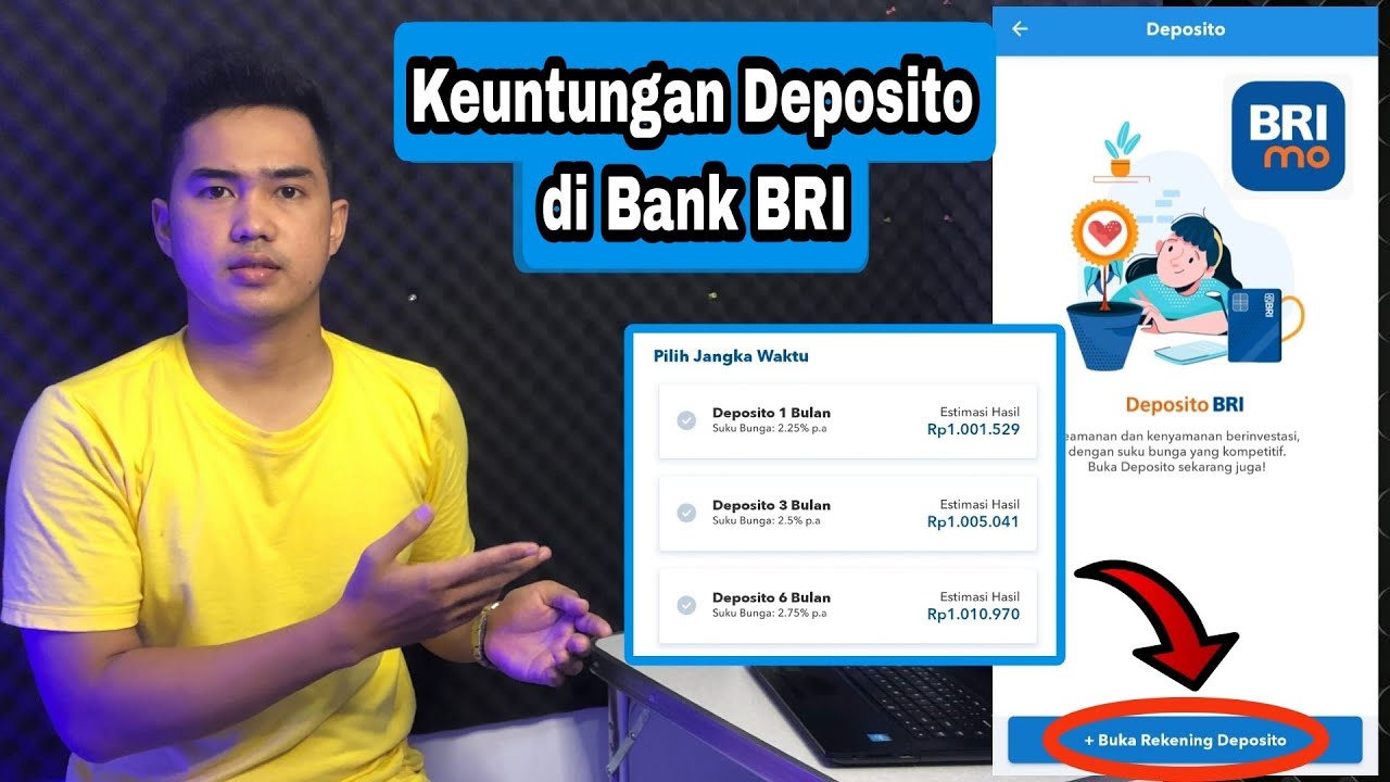 Keuntungan Deposito di Bank BRI | Daftar Via BRImo